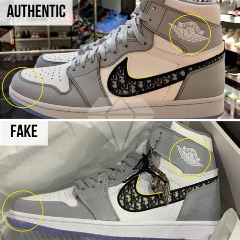 air dior jordan 1 real vs fake|dior jordan 1s seized.